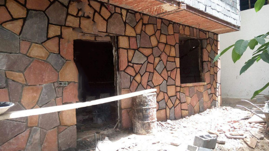 نمای سیمانی (سنگ فرگاه)