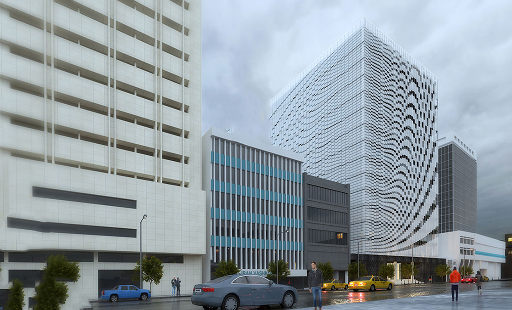 طراحی نمای شهری(سنگ فرگاه)