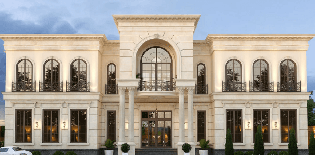 طراحی نمای نئو کلاسیک(نمای ساختمان)