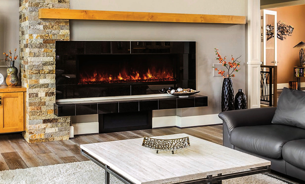 نمای شومینه(سنگ مصنوعی )