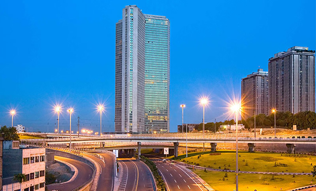 برج بین المللی تهران(نمای ساختمان)