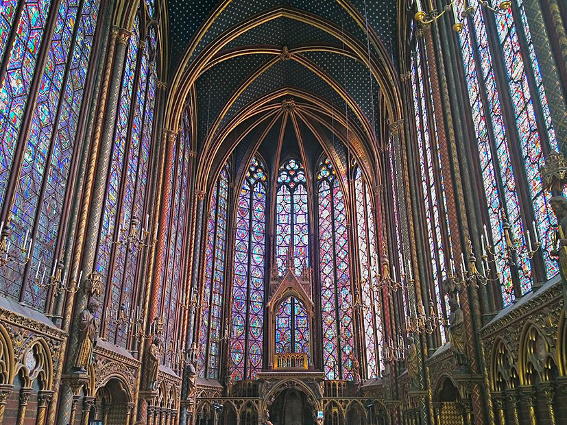 سنت شاپل - پاریس، ایل دو فرانس، فرانسه(طراحی نما)