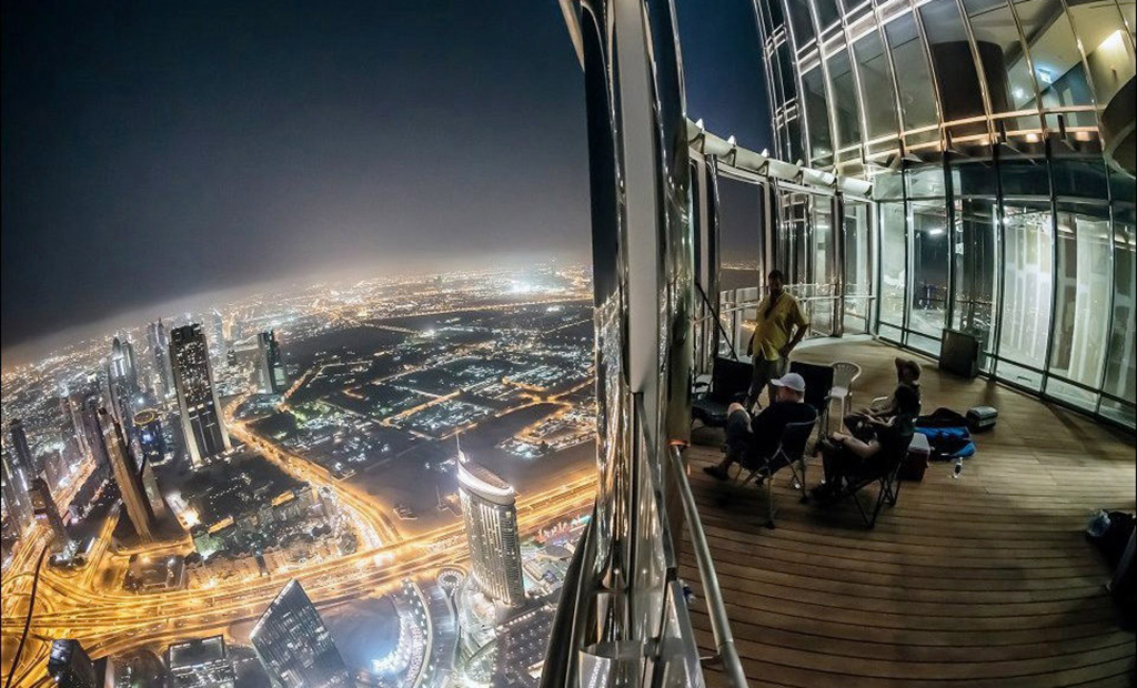 عرشه برج خلیفه(نمای ساختمان)