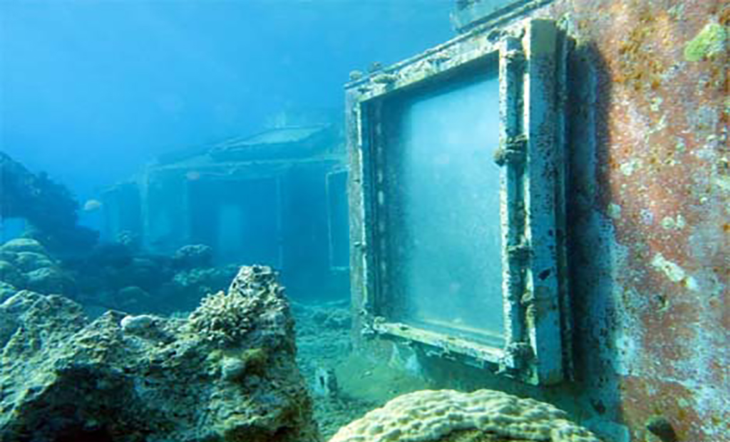 رستوران غرق شده در اسرائیل