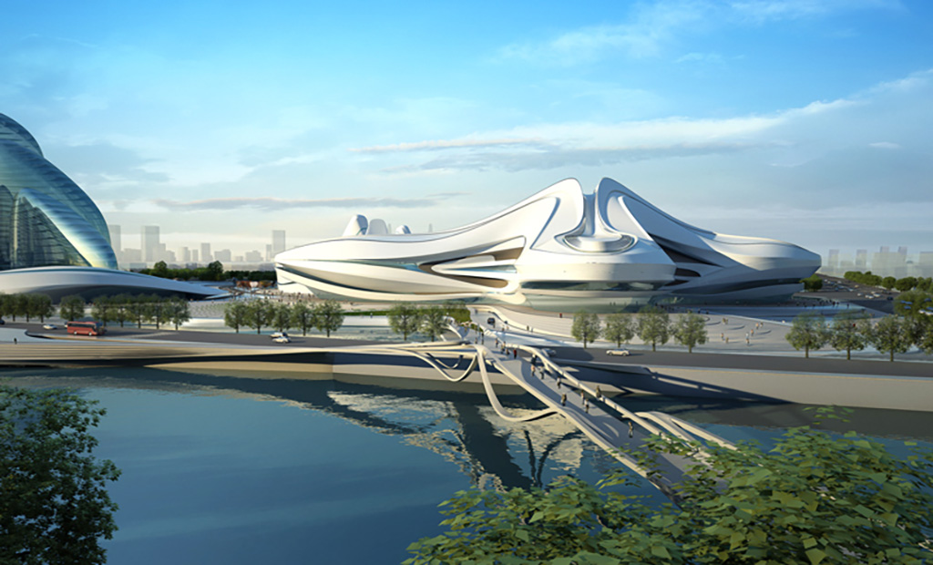 مرکز فرهنگ و هنر بین المللی(طراحی نما)