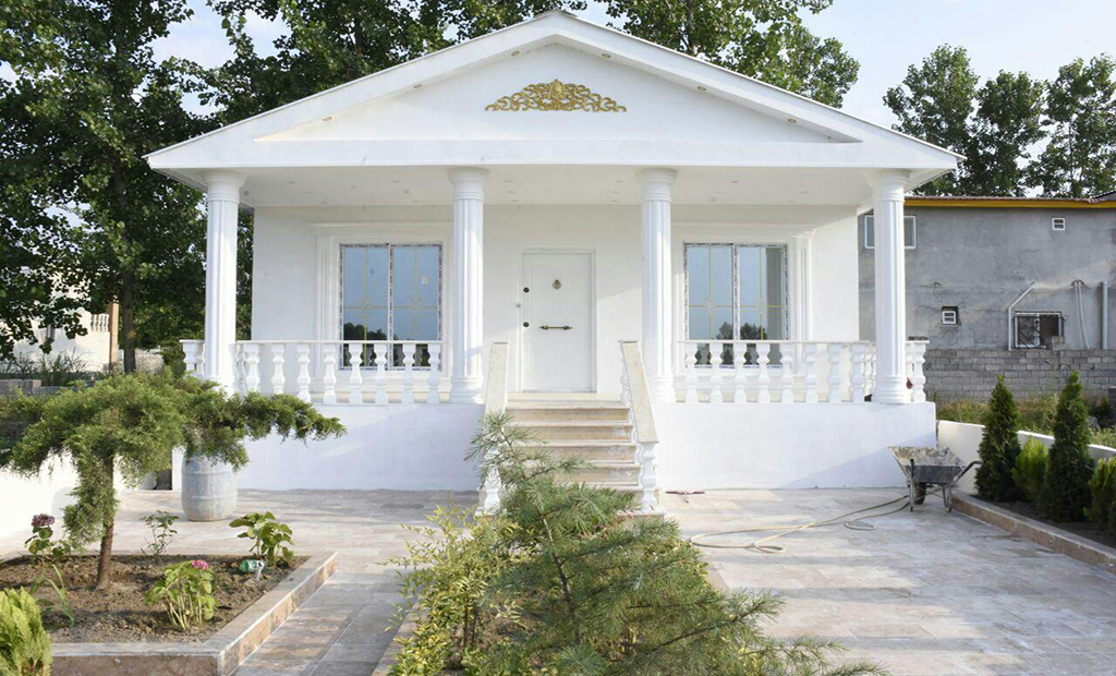 نمای ویلا در شمال(خرید سنگ)