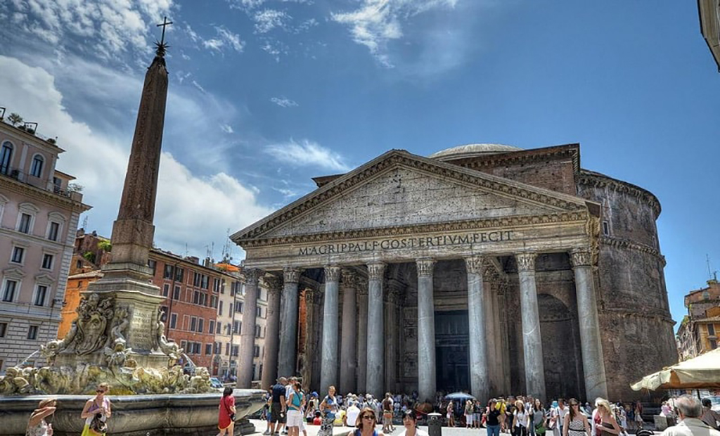 معماری معبد پانتئون رم (خرید سنگ)