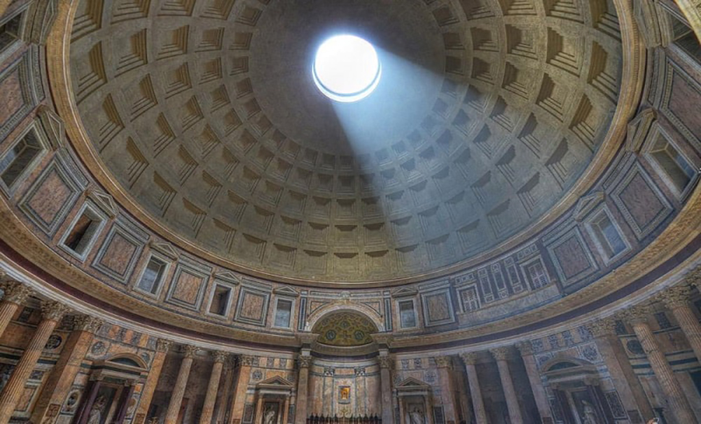 معماری معبد پانتئون رم (خرید سنگ)