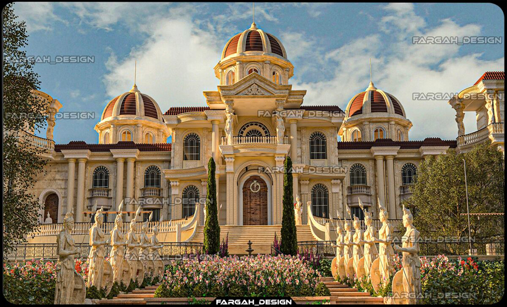 نمای ویلا در شمال(خرید سنگ)