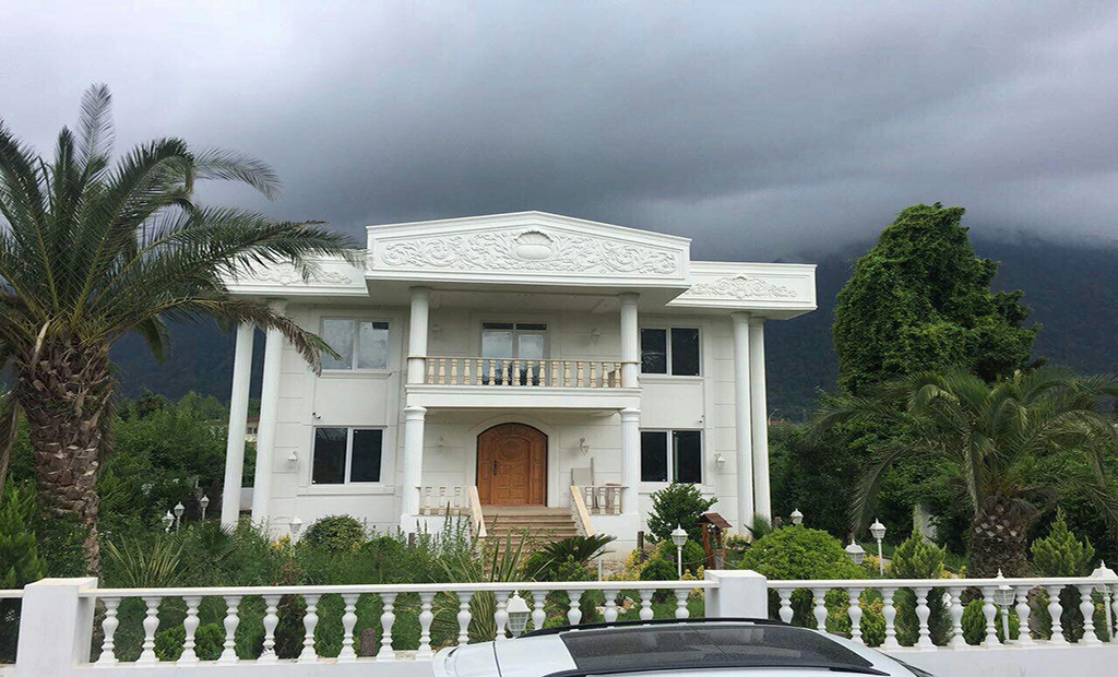 نمای ویلا در شمال(خرید سنگ)