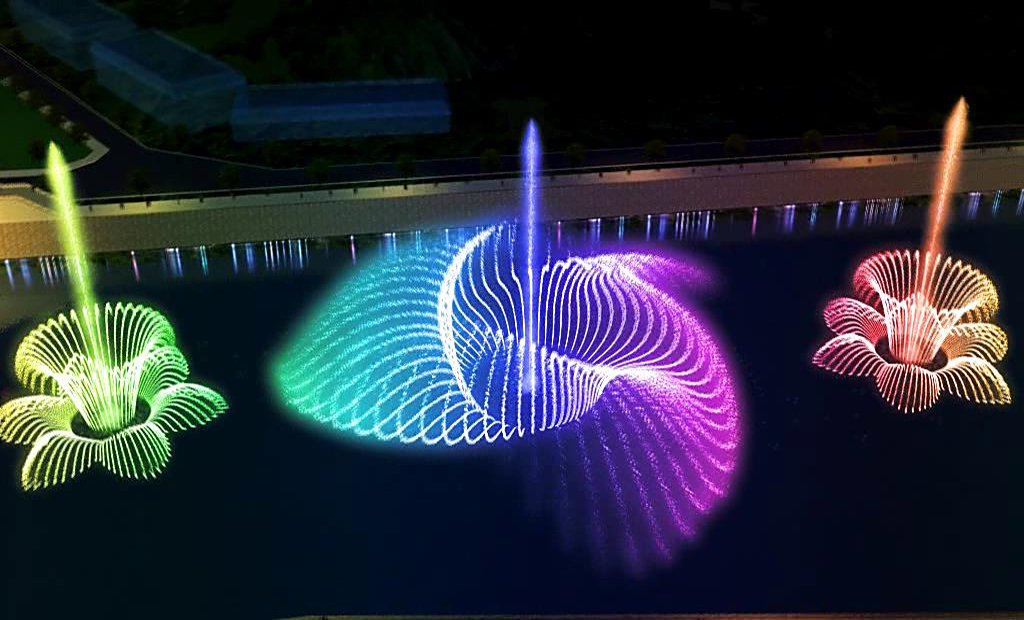 آبنما موزیکال(طراحی نما)