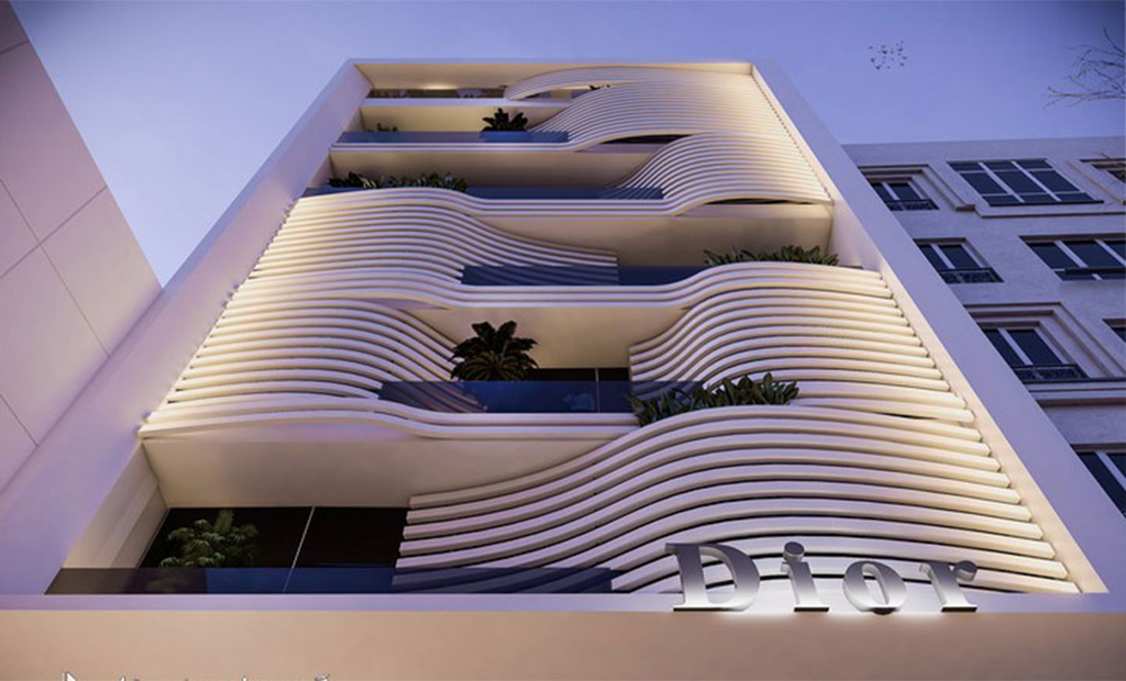 ساختمان اداری(طراحی نما)