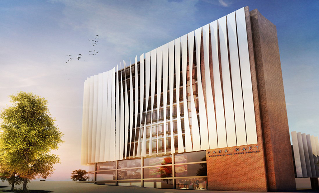 ساختمان اداری(طراحی نما)